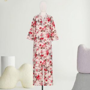 Two Piece Set (Cotton-Rose)