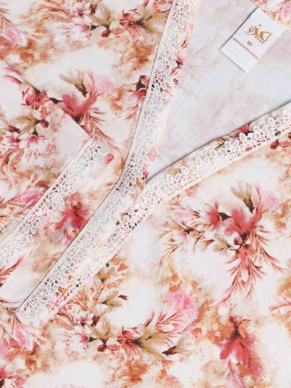 Two Piece Set (Cotton) (Blush Flora) - Image 2