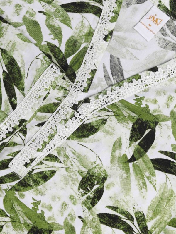 Two Piece Set (Cotton) (Green Leaf) - Image 3